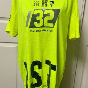 Neon Trap Star Athletics Men’s Mesh Accented Shirt